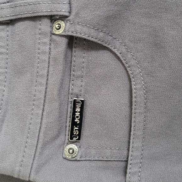 St. John Sport Pants Gray Casual Boyfriend Fit Slacks Women's 6 - Picture 3 of 7